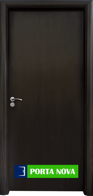 Интериорна HDF врата модел 030, цвят Венге