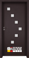 Интериорна врата Gradde Zwinger, цвят Graddex Klasse A++