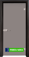 Стъклена интериорна врата, Matt G 11-1, каса Венге