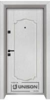 Входна врата Унисон Оптима 4501p, цвят Лен
