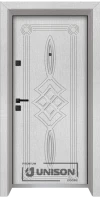 Входна врата Унисон Оптима 4538p, цвят Лен