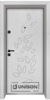 Входна врата Унисон Оптима 4565p, цвят Лен