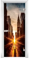 Стъклена Врата Standart Print G 13-18 Бял