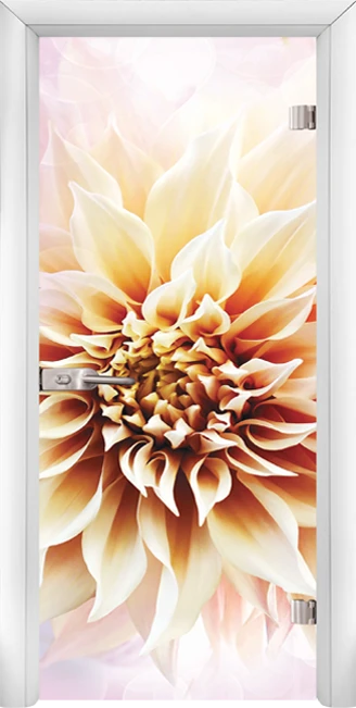 Стъклена Врата Standart Print G 13-5 Бял